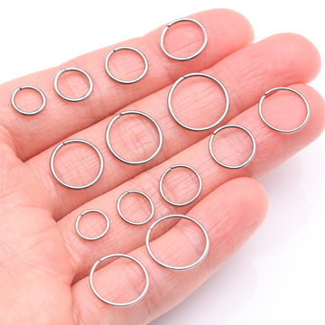 Detail View 2 of Implant Grade Titanium Seamless Bendable Hoop Ring